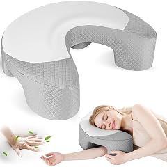 EUHAMS Side Sleeper Pillow - Ergonomic Memory Foam Shoulder Pillow with Arm Holes for Neck Shoulder Rotator Cuff