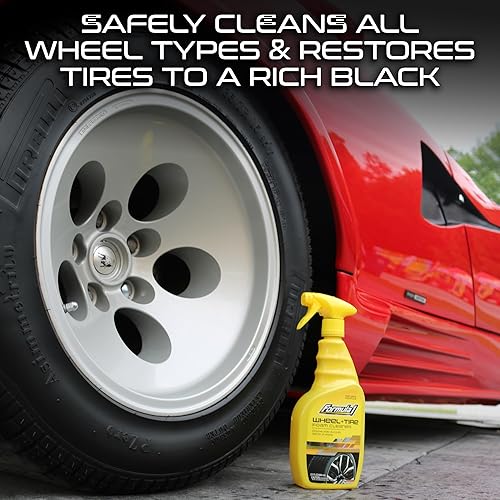 Miniatura 3 de Formula 1 Limpiador de ruedas y brillo de neumáticos para automóvil, limpiador de ruedas y neumáticos para hacer brillar las ruedas, limpiador de
