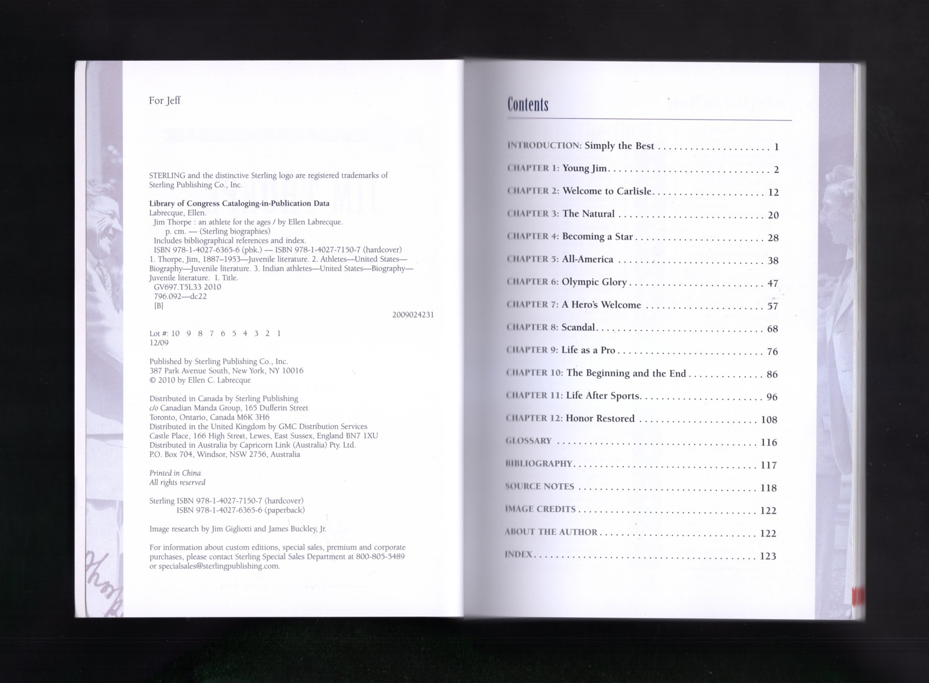 Jim Thorpe: An Athlete for the Ages (Sterling Biographies) - Image 2