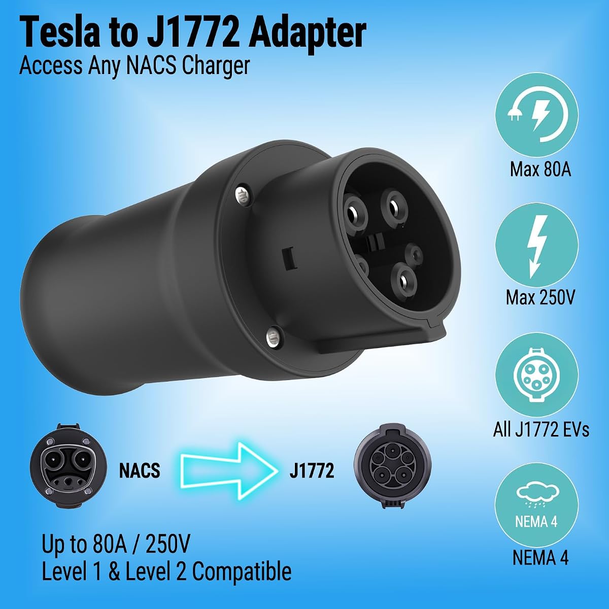 Tesla Universal Wall Connector view 4