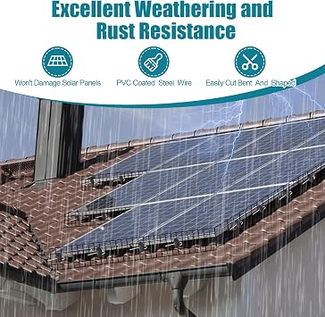 Solar Bird Mesh 6in x 100ft Panel Pigeon Proofing Kit