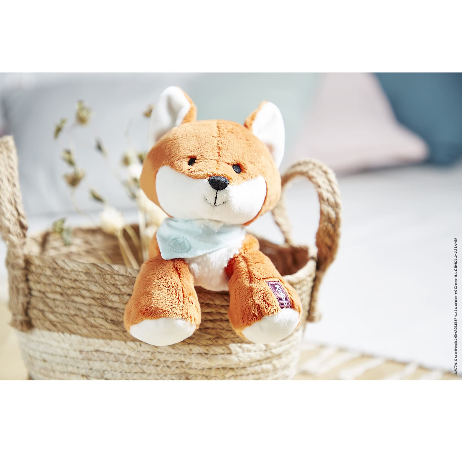KALOO - Fripons - Doudou Carré Renard Léonard - Doudou Moelleux et Extra Doux - 20 cm - dès la Naissance, K960271 & Les Amis - Peluche Paprika Renard, K963488, 25 cm