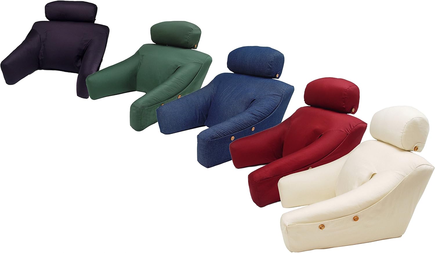 BedLounge Hypoallergenic - Regular Size - Burgundy Cotton : Home & Kitchen