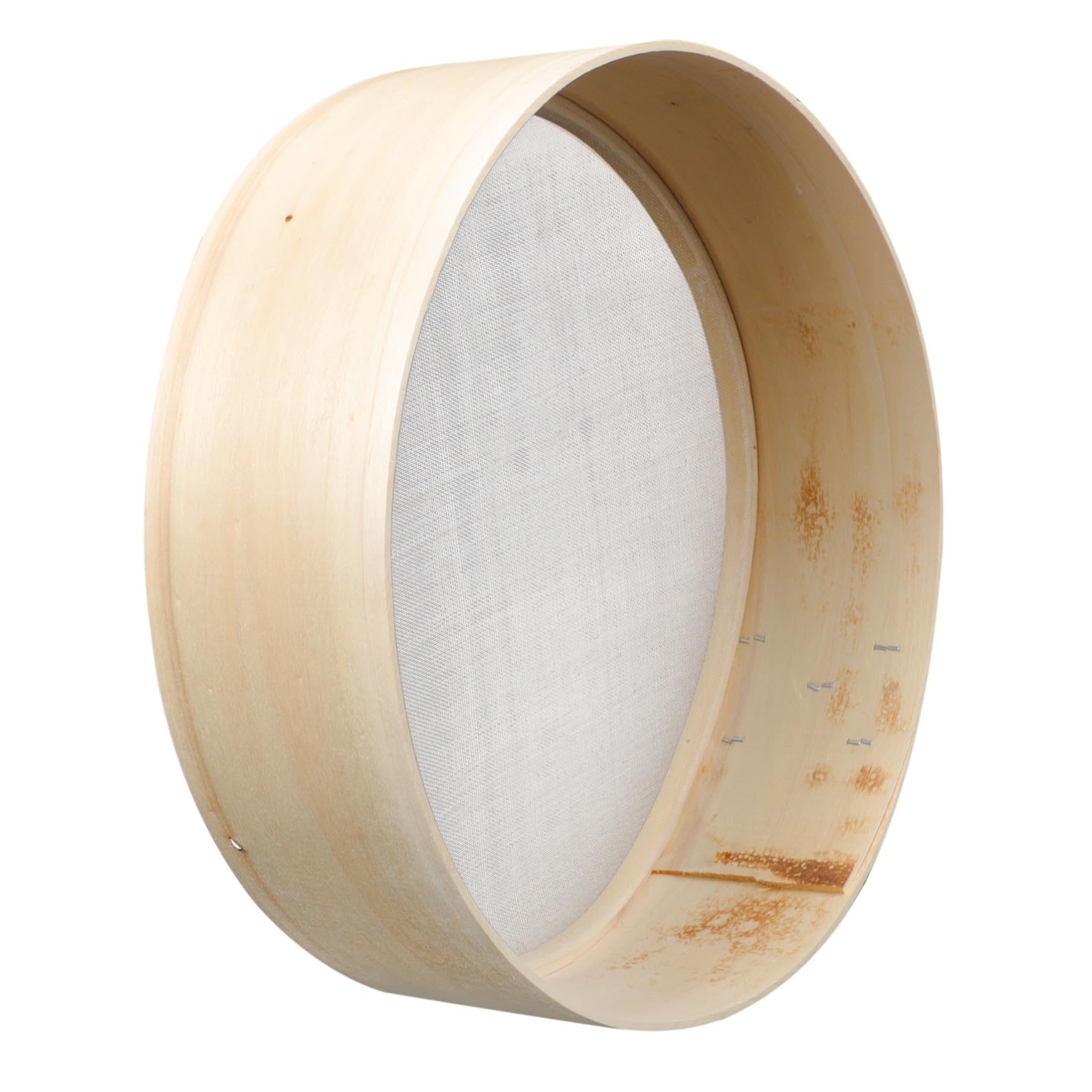 Ciieeo Shape Flour Sifter Handheld Wooden Sieve for Kitchen Baking Fine Mesh Strainer Easy to Clean Flour Straining Tool for Delicate Flour Texture