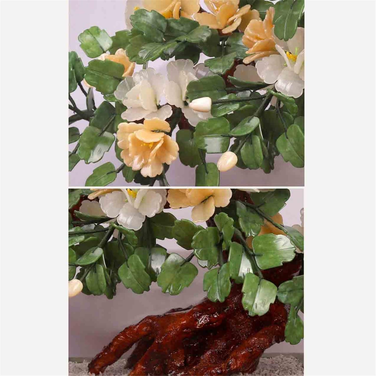 Drzewko Bonsai Sztuczne drzewo Bonsai Fałszywe Jadeitowe rzemiosło rzeźbiarskie Wystrój domu