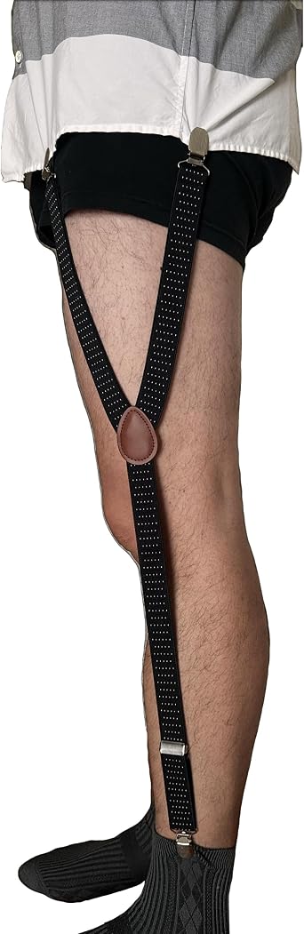 Ultimate Shirt Garters for Men & Women - Adjustable Elastic Military & Police Shirt Holders