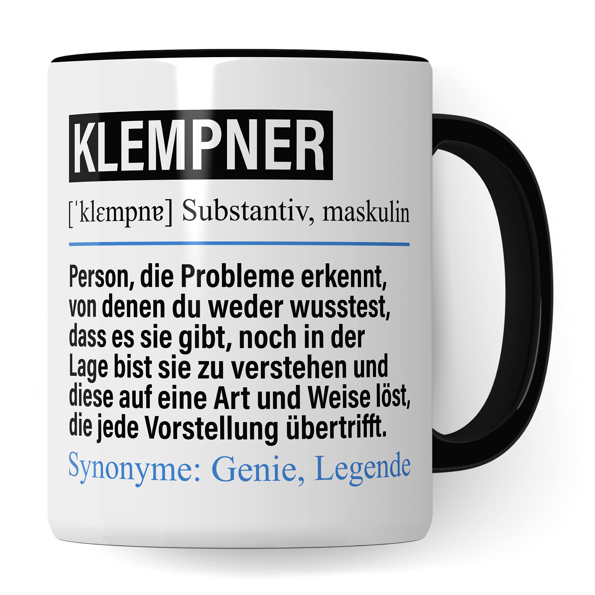 MUGS TRADER Plumber Mug Funny, Plumber Gift Job, Saying Installer Gift idea, Coffee Cup Job Spengler Heating Installer Coffee Mug Tea Cup Mug