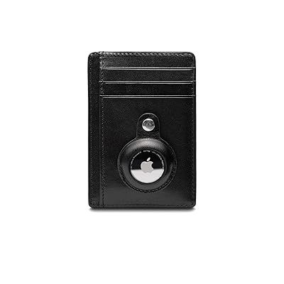 Bosca Old Leather Airtag Seven Pocket ID Card Case Men