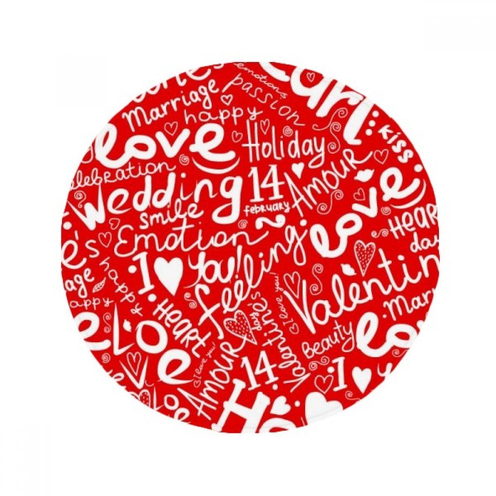 Cadeau St Valentin idéal avec ce tapis de sol mariage aux motifs colorés