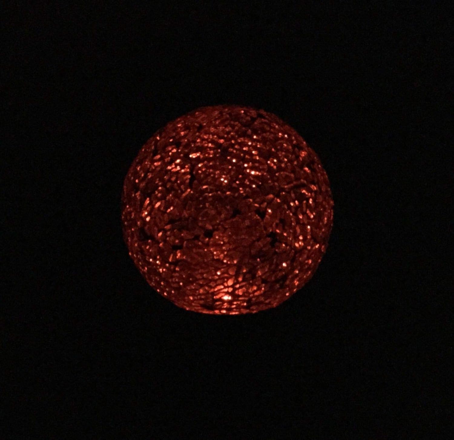 Solar Blue Mosaic Glass Ball Light (Ocean Blue Color), Garden Decor Stake Multi-Color Color Change Yard LED Lamp Light