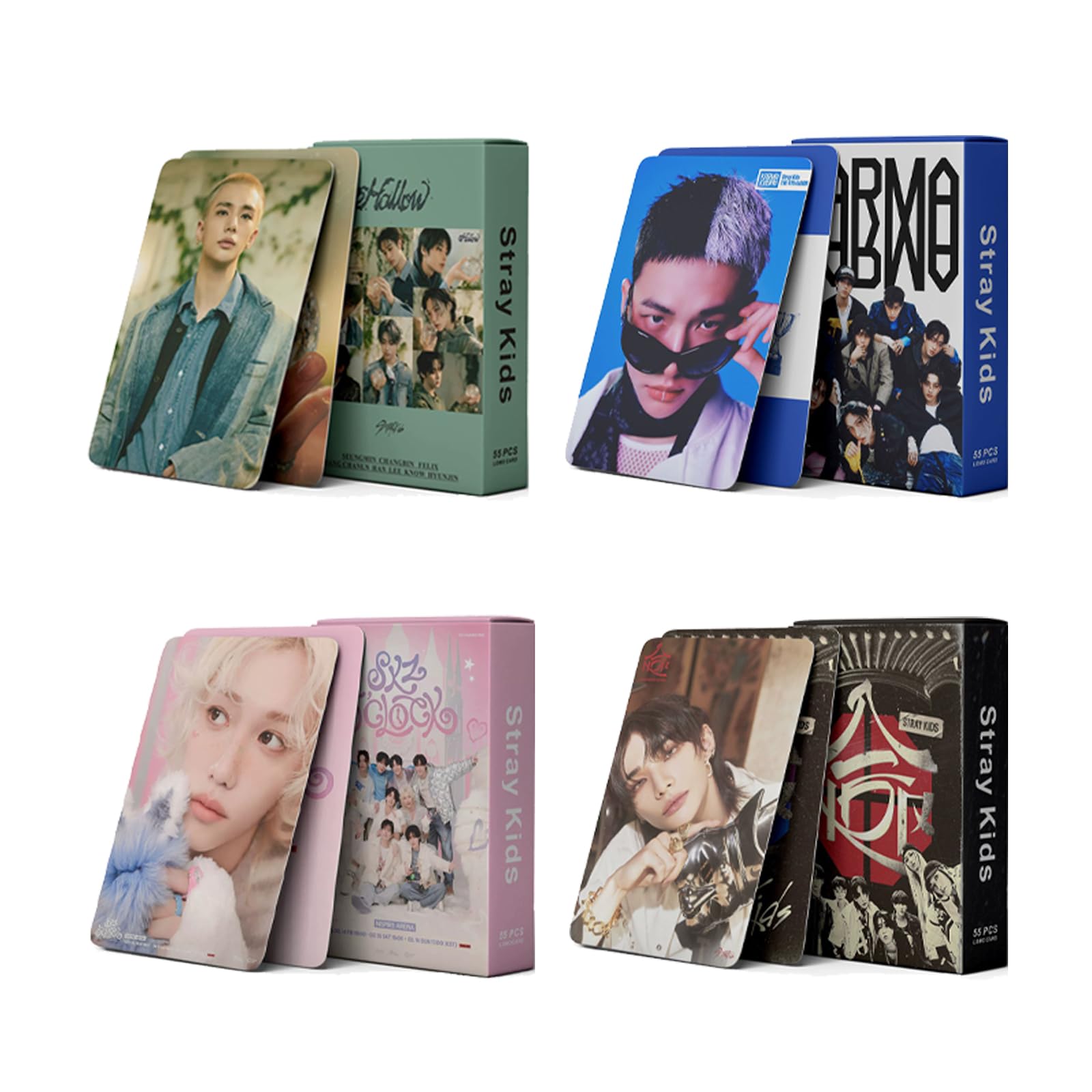 Produktbild von Stray Merch Lomo Cards Set Of 220 (4 Versions) - SKZ Photocards For