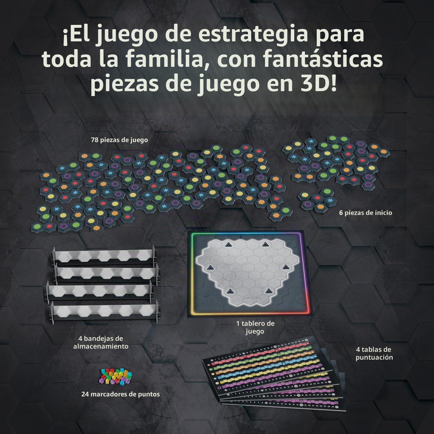 Kosmos 684006 Simplemente Genial 3D, con Piedras 3D, Descubrir Nuevas Posibilidades, Juego de Mesa para Toda la Familia a Partir de 10 años, Regalo, Juego Familiar para 1-4 Personas,