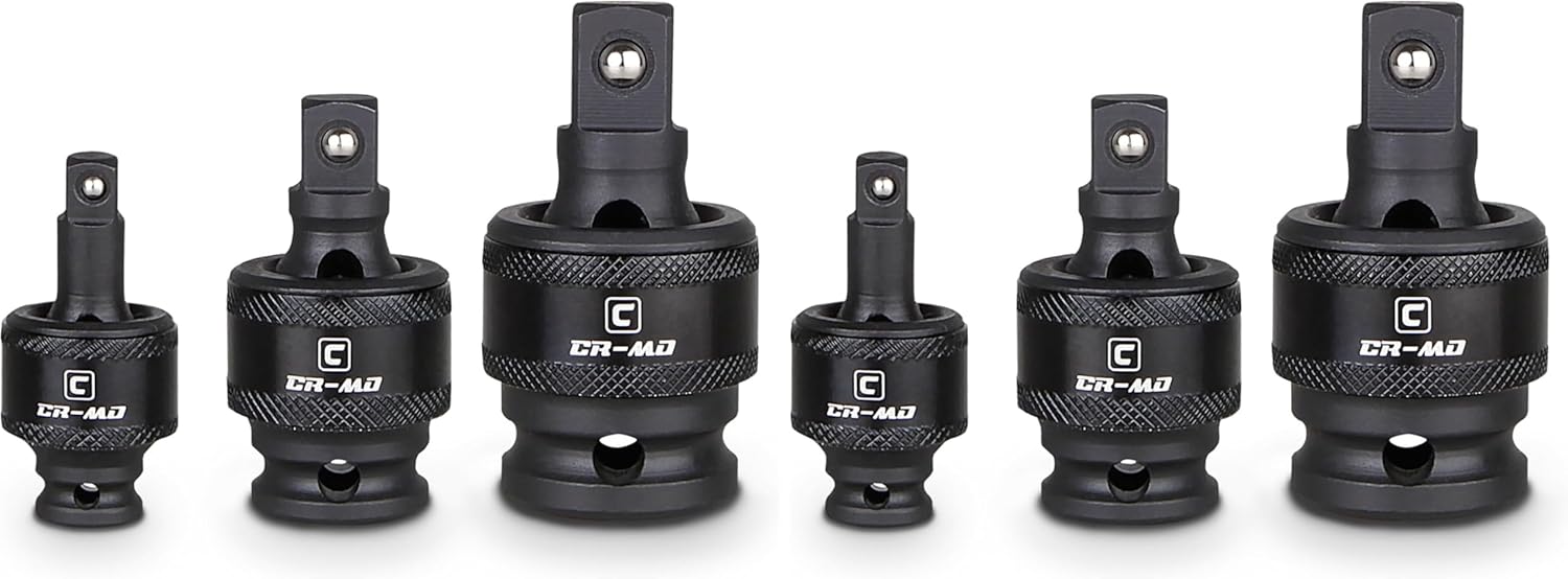 Capri Tools Premium Impact Universal Joint Set, CrMo, 3-Piece (Pack of 2)