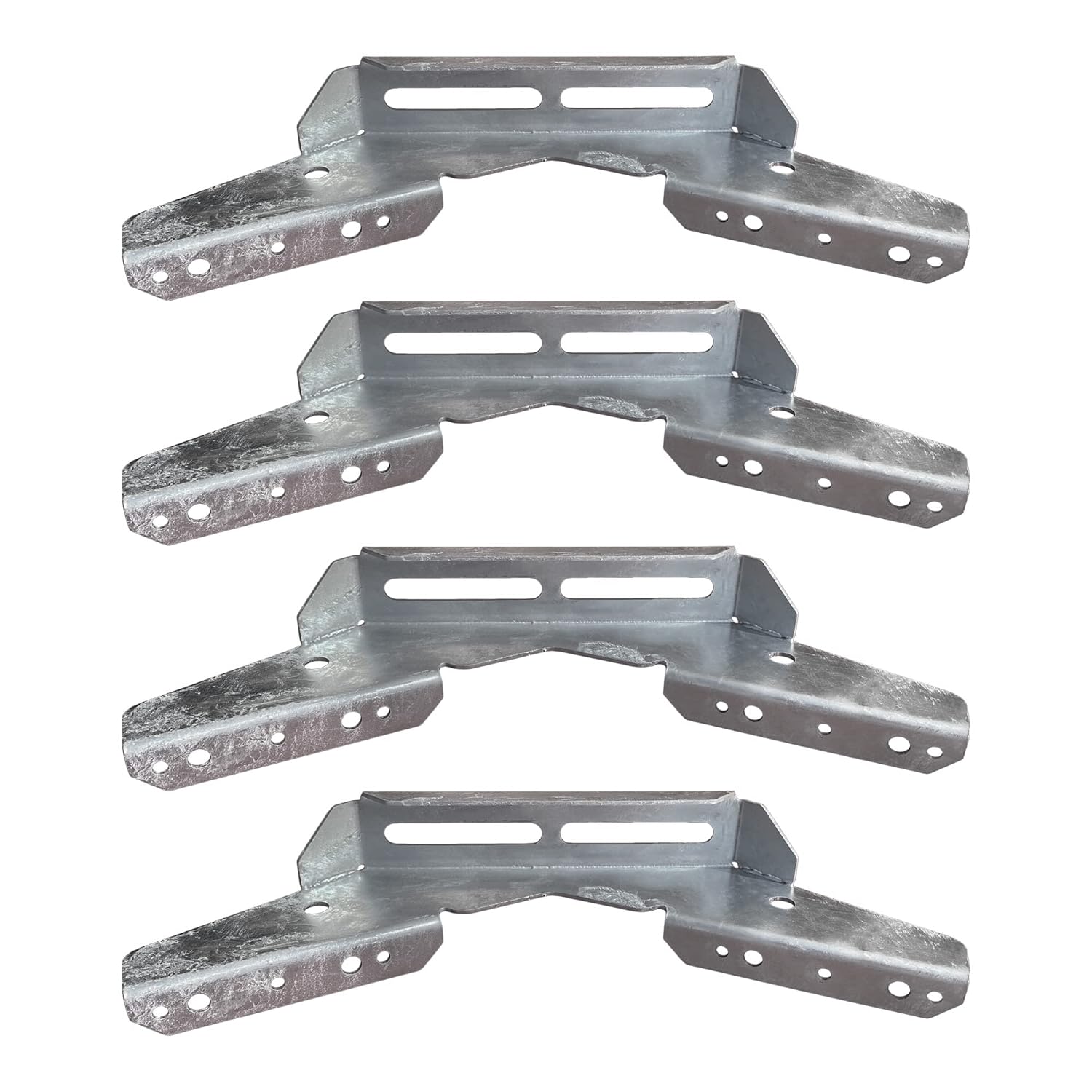 A.A 8 Pack Pontoon Wing Bunk Bracket for Boat Pontoon Bolster Trailer, V Wing Bracket