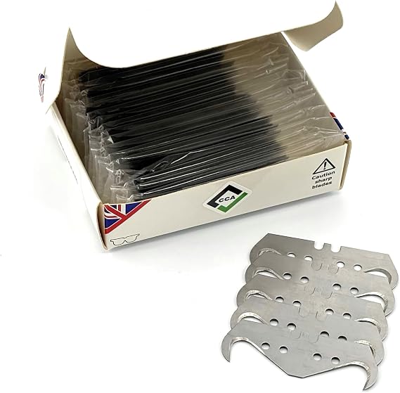 CCA Super Big Hook Trimming Blades x 100 for Roofing and flooring