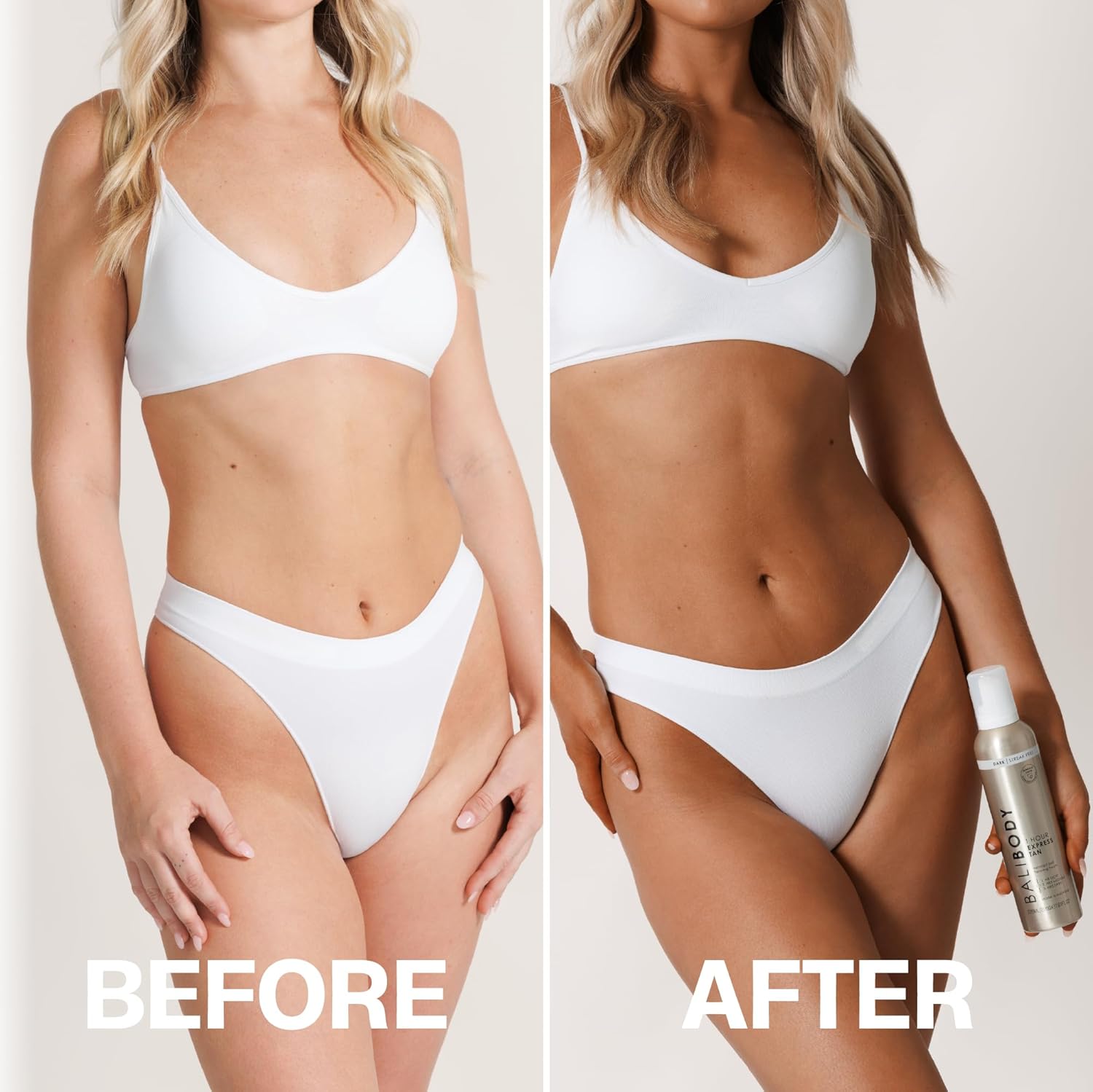 Bali Body 1-Hour Express Self Tanner Foam – Dark Shade, Fast-Drying, Streak-Free, Lightweight Formula for a Natural, Flawless Tan – Self Tan, Fake Tan, Vegan & Cruelty-Free (127 ml/4.05 fl oz) - Image 3