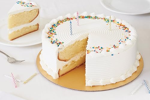 Miniatura 3 de Fox Run 12 piezas de cartón festoneado base circular para tartas, 12 x 12 x 0.25 pulgadas, color dorado