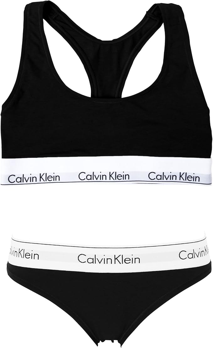 Amazon | (カルバンクライン) Calvin Klein ブラ&ショーツ 上下セット