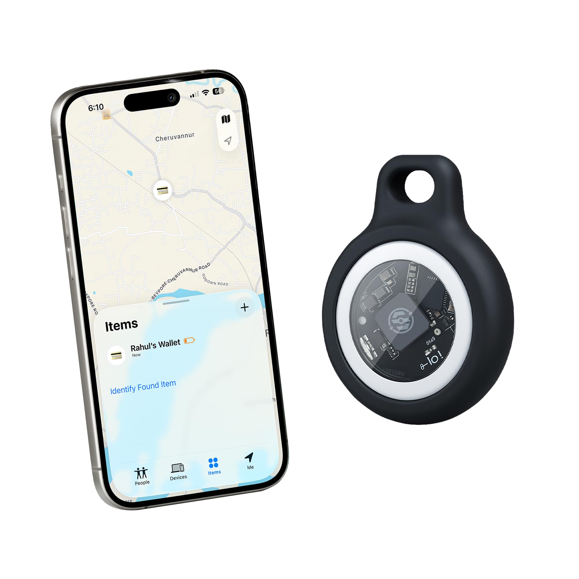 Salpido SF-G910 Bluetooth Smart Global Item Tracker with Apple Find My Support, 230mAh Button Battery, One-Click Search, Accurate Location, Bluetooth v5.0, Compact Portable Tracker-image-21