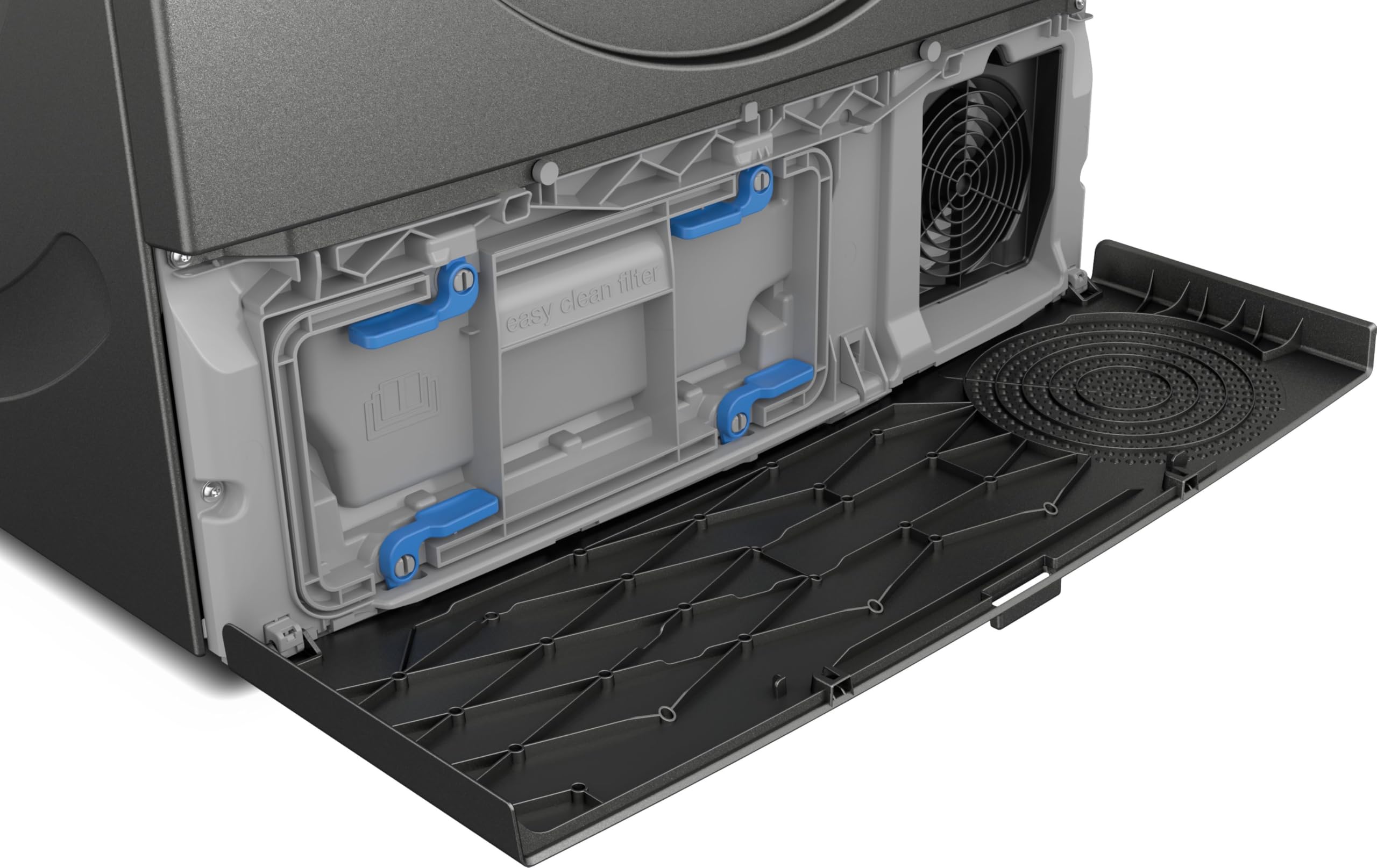 Bosch WQG243DR10 Serie 6, Wärmepumpentrockner 9 kg, Extra Kurz Trockenprogramm, Halbe Beladung Option, Auto Dry, Easy Clean Filter, Sensitive-Drying-System, Trommelreversierung, Innenbeleuchtung, Grau