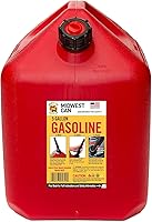 Vista 2 de Midwest Can Company 5610 - Recipiente de combustible para latas de gasolina de 5 galones con boquilla (paquete de 2)