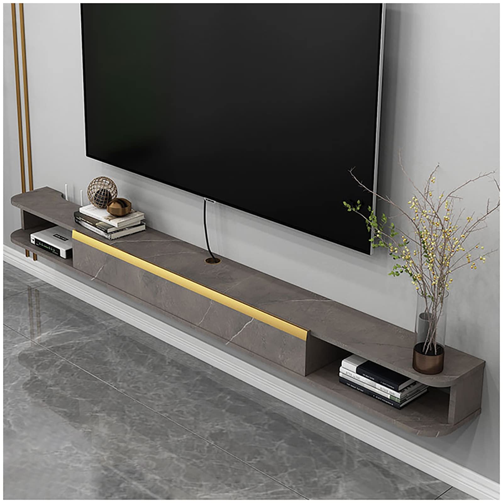Composant d'armoire de centre de divertissement meuble TV pour décodeur