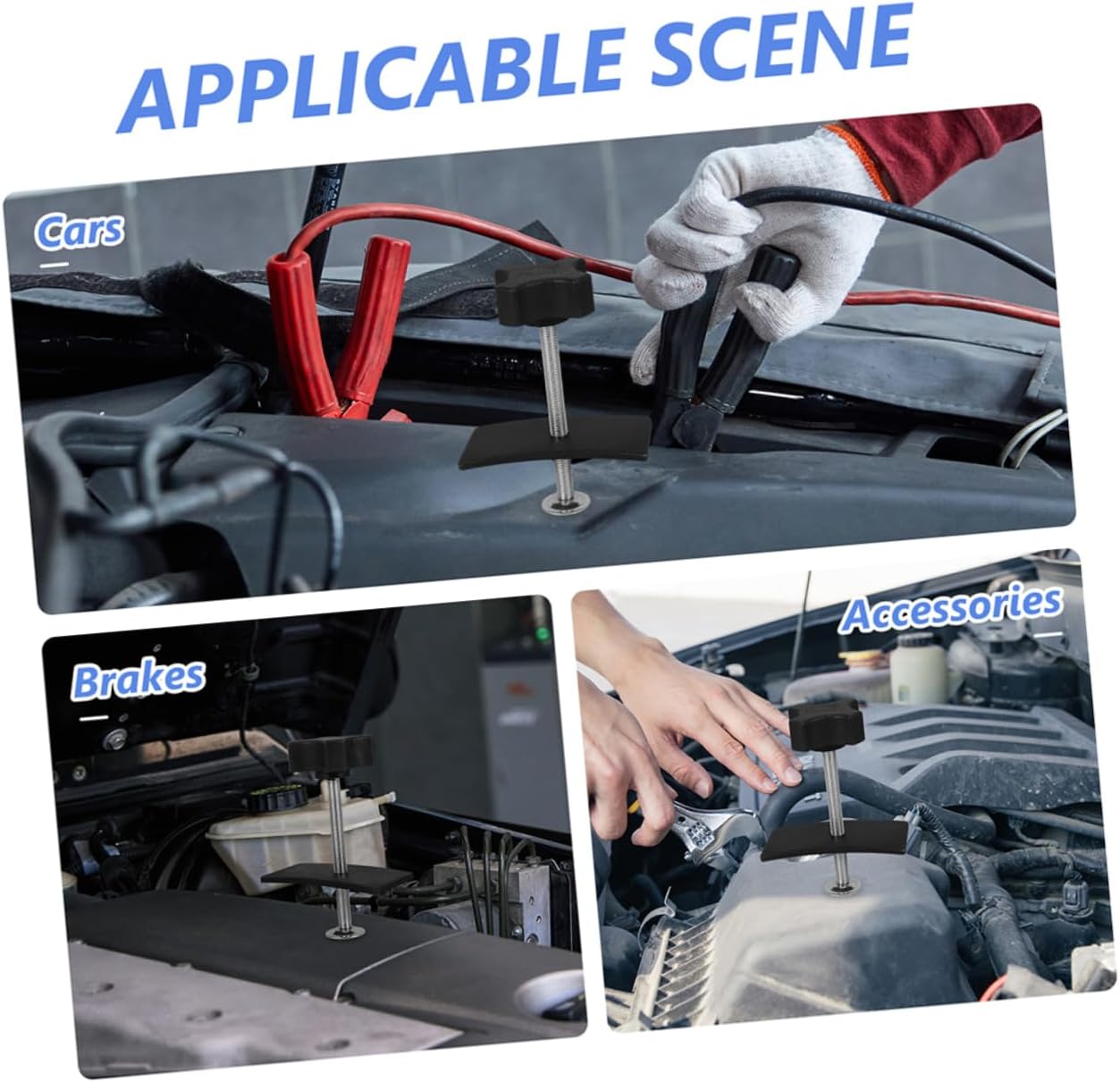 Mikinona Brake Caliper Tool Kit 2pcs Caliper Piston Tool Easy to Use for DIY and Professional