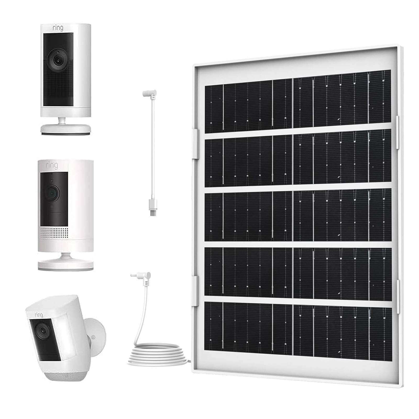 Amazon.com : Ring Solar Panel for Stick Up Cam, Spotlight