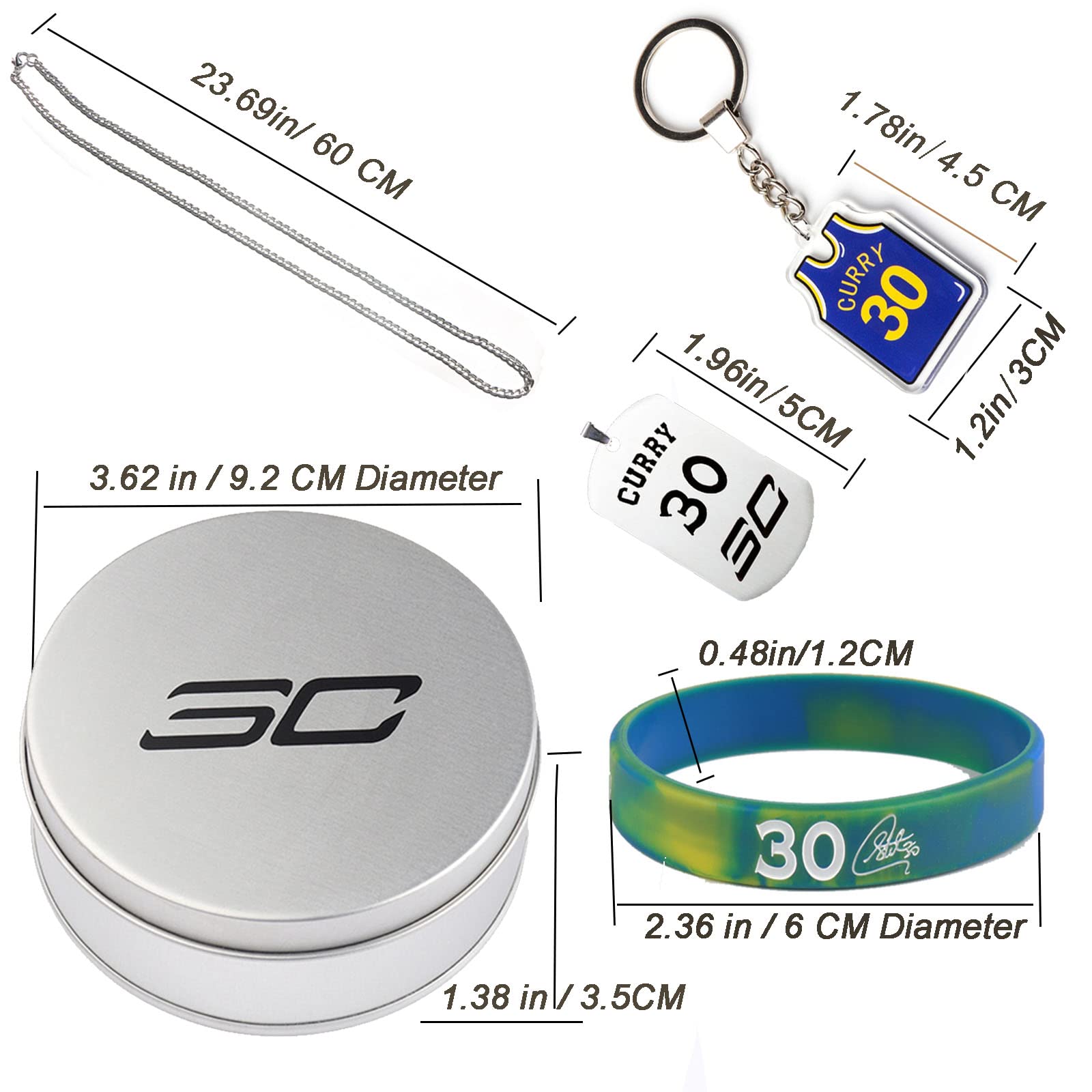 Pulseras de goma, 9 pulseras de silicona, accesorios de baloncesto con pulsera de baloncesto, llavero, collar, juego de regalo de baloncesto para hombre y adolescente
