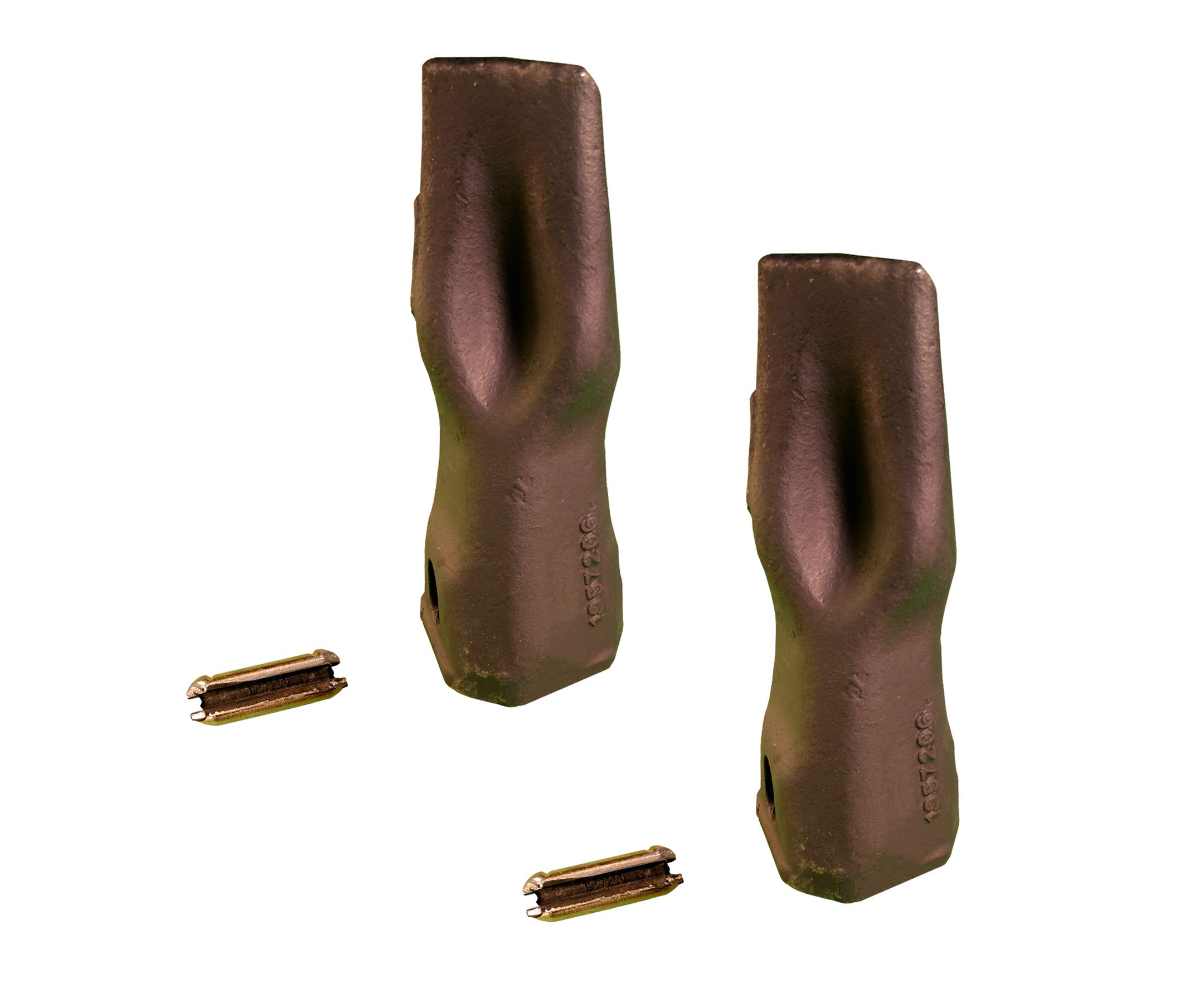 Backhoe Bucket Tooth 195-7206 - Long Tip, fits CAT DRS200 Series Bucket Adapters/Shanks. (2)
