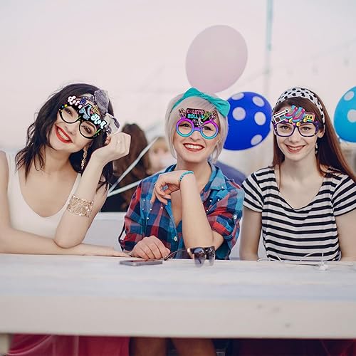 Miniatura 7 de 24 lentes de papel retro de los años 60 y 80 para patinaje sobre ruedas, suministros de fiesta de patinaje sobre ruedas, decoraciones de fiesta,