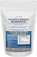 Organic-Use Certified Aluminum-Free Baking Soda Powder | Pure Sodium Bicarbonate 1lb for pH Balance, Digestion & Kidney Health - KidneyRestore