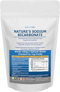 Organic-Use Certified Aluminum-Free Baking Soda Powder | Pure Sodium Bicarbonate 1lb for pH Balance, Digestion & Kidney Health - KidneyRestore
