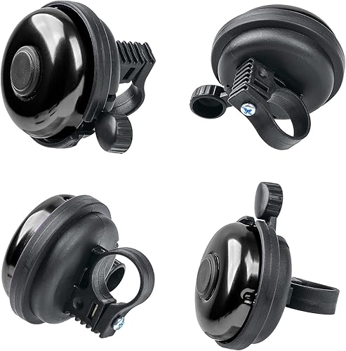 Miniatura 4 de Timbre clásico de bicicleta, timbre de bicicleta de aluminio, sonido fuerte, nítido y claro, para adultos y niños