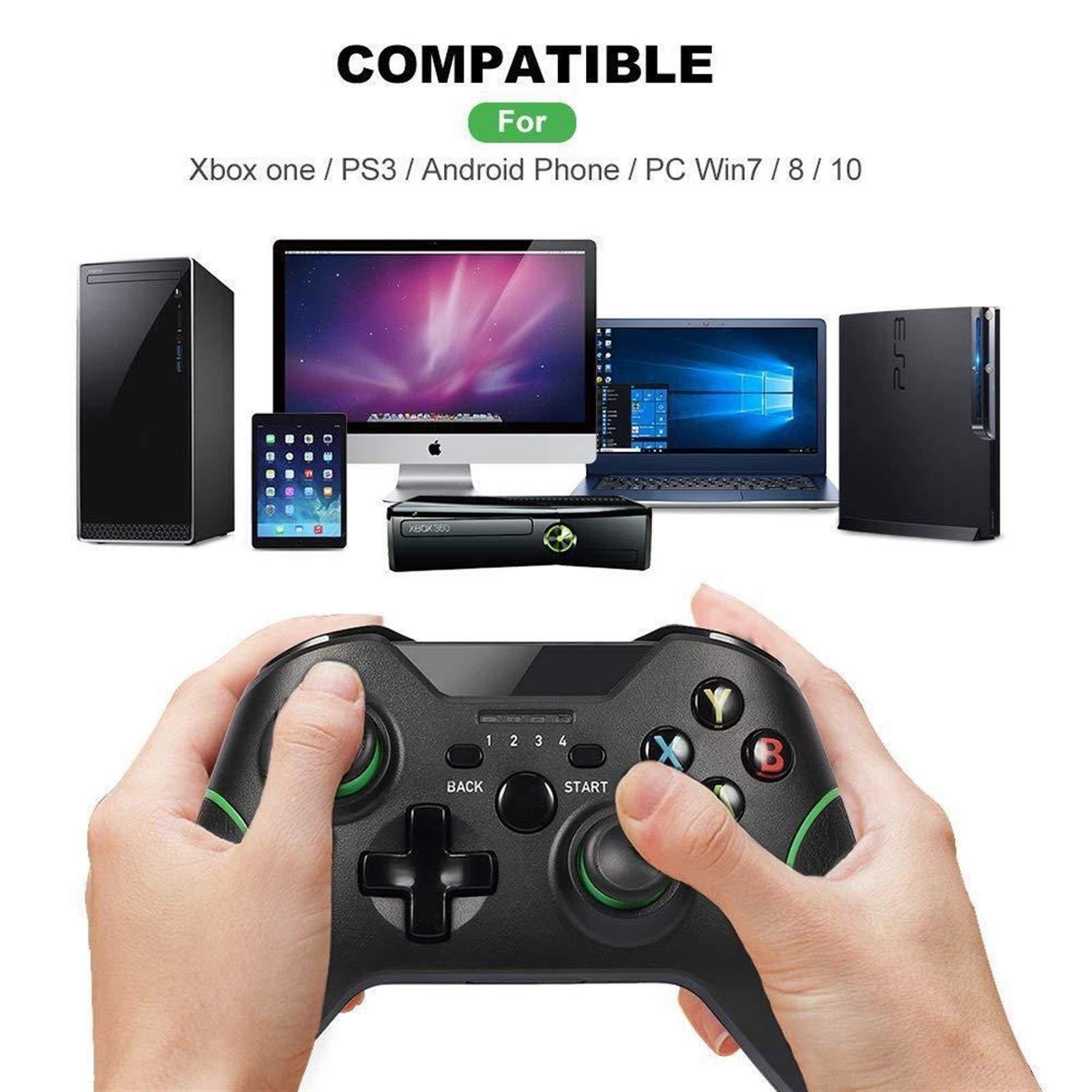 MOLUO Controller Gaming Pad 2.4G Wireless Controller Per Xbox one/360 Console Per PC Per Android smartphone Gamepad Joystick