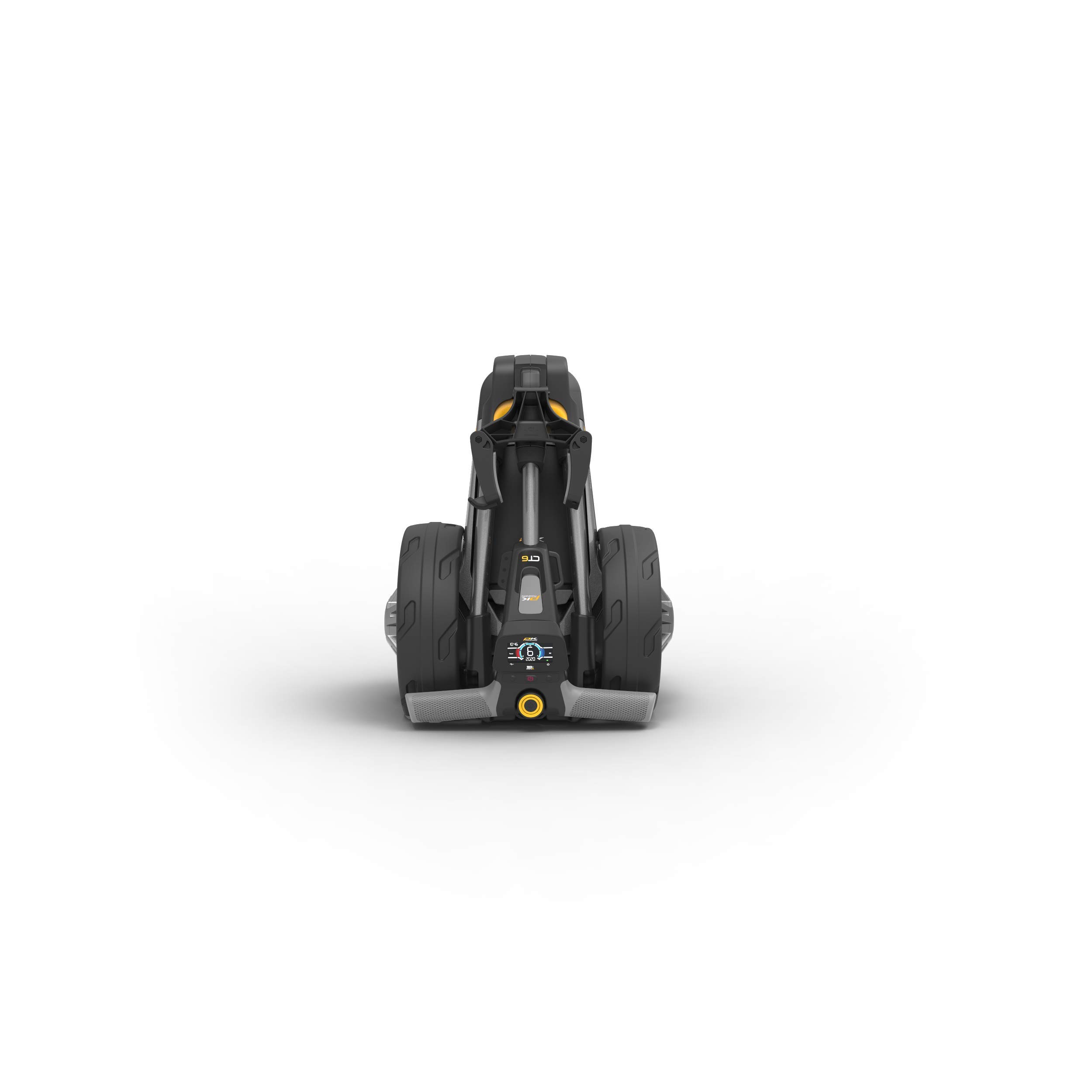 PowaKaddy Compact CT6 EBS Gris Metalizado Batería 18 Hoyos Litio