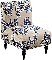 Vista 45 de Funda para silla sin brazos Eco-Ancheng - Fundas removibles, lavables e impresas para sala de estar y comedor