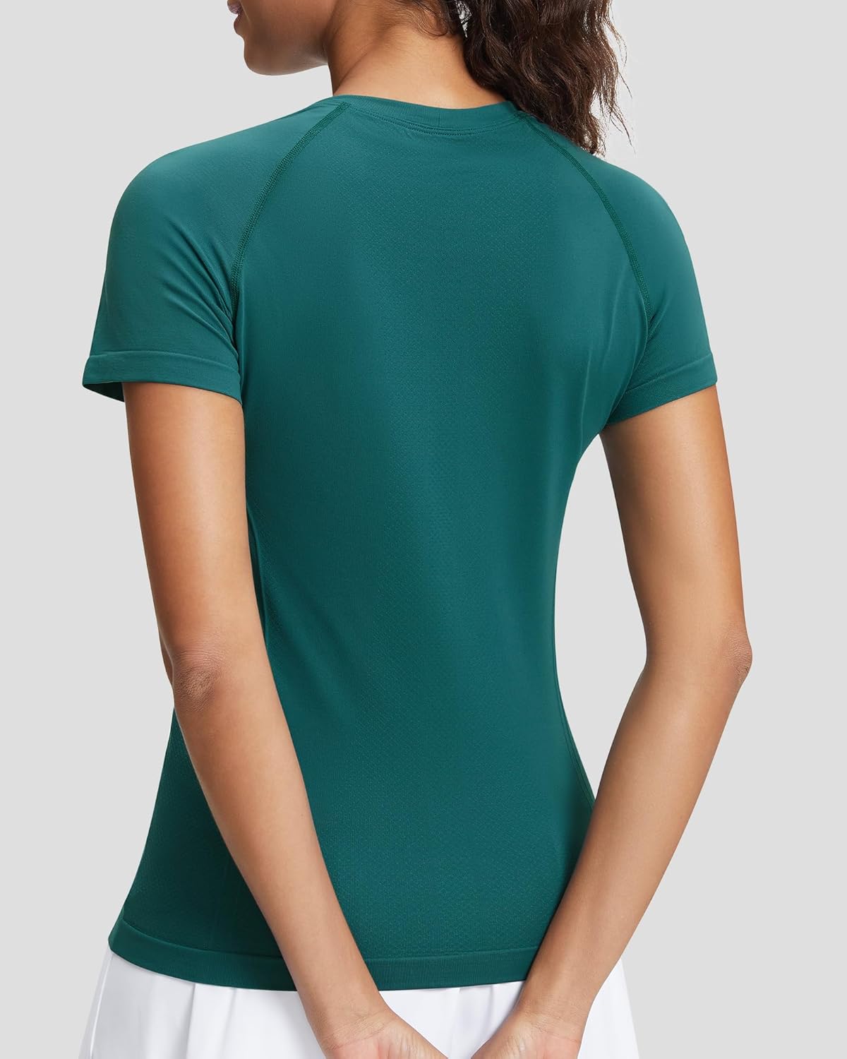 Stelle Women Seamless Workout Shirts Short Sleeve Athletic Top Yoga Gym Running T-Shirts - Image 4