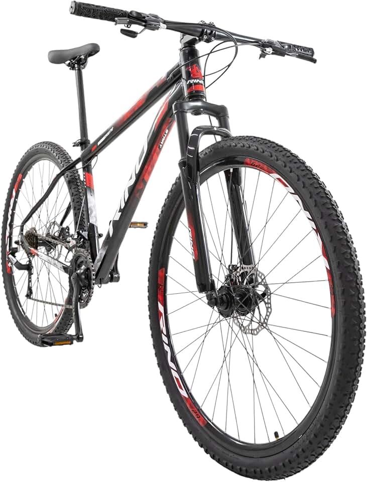 Bicicleta Rino Start RX 1.4 MTB Aro 29 Alumínio 24 Marchas Freio a Disco Suspensão Dianteira