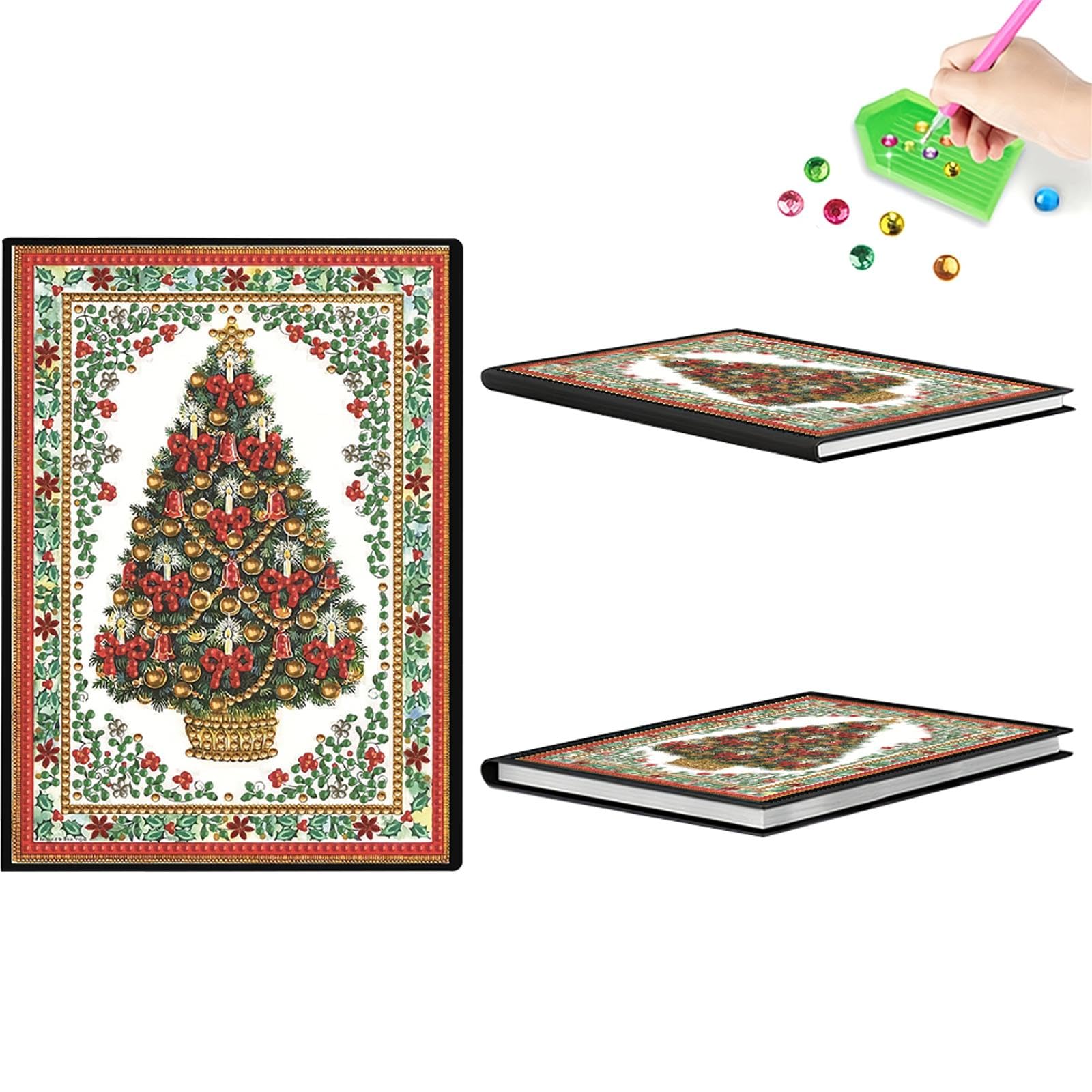 Special Shaped Animal 5D DIY Diamond Art Painting Notebook Kit No Lines Rhinestone Art Hand Craft Kit 50 Pages Crystal Notepad Sketchbook for Birthdays Or