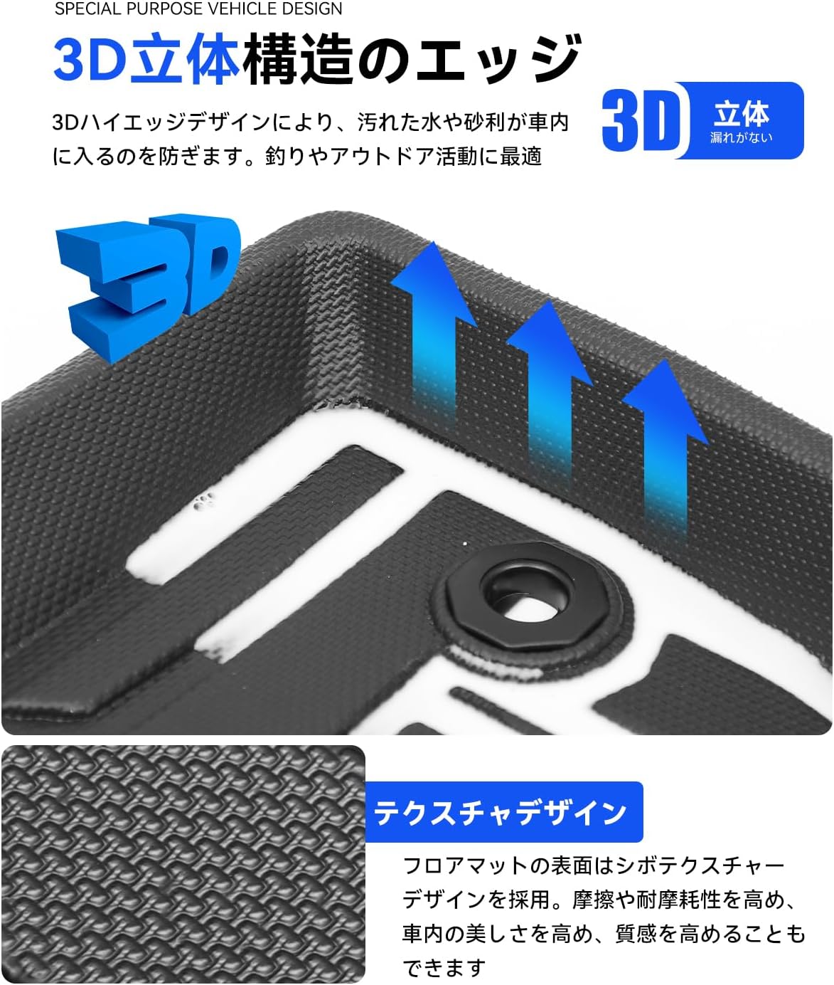 新型 ヴォクシー ノア 90系 フロアマット 3D立体 ノア ヴォクシー90 フロアマット 90系 【インテリアピーチウッドグレインモールディング】 TOYOTA NO