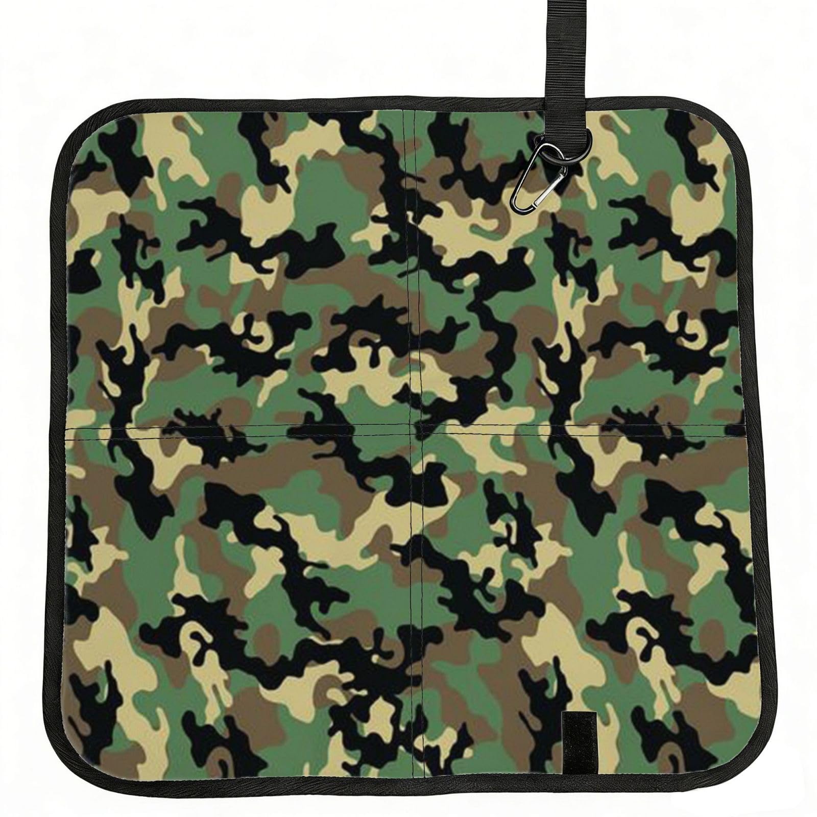ERCgad Camo Print Foldable Seat Cushion Portable Chair Pad Lightweight Travel Outdoor Office Home
