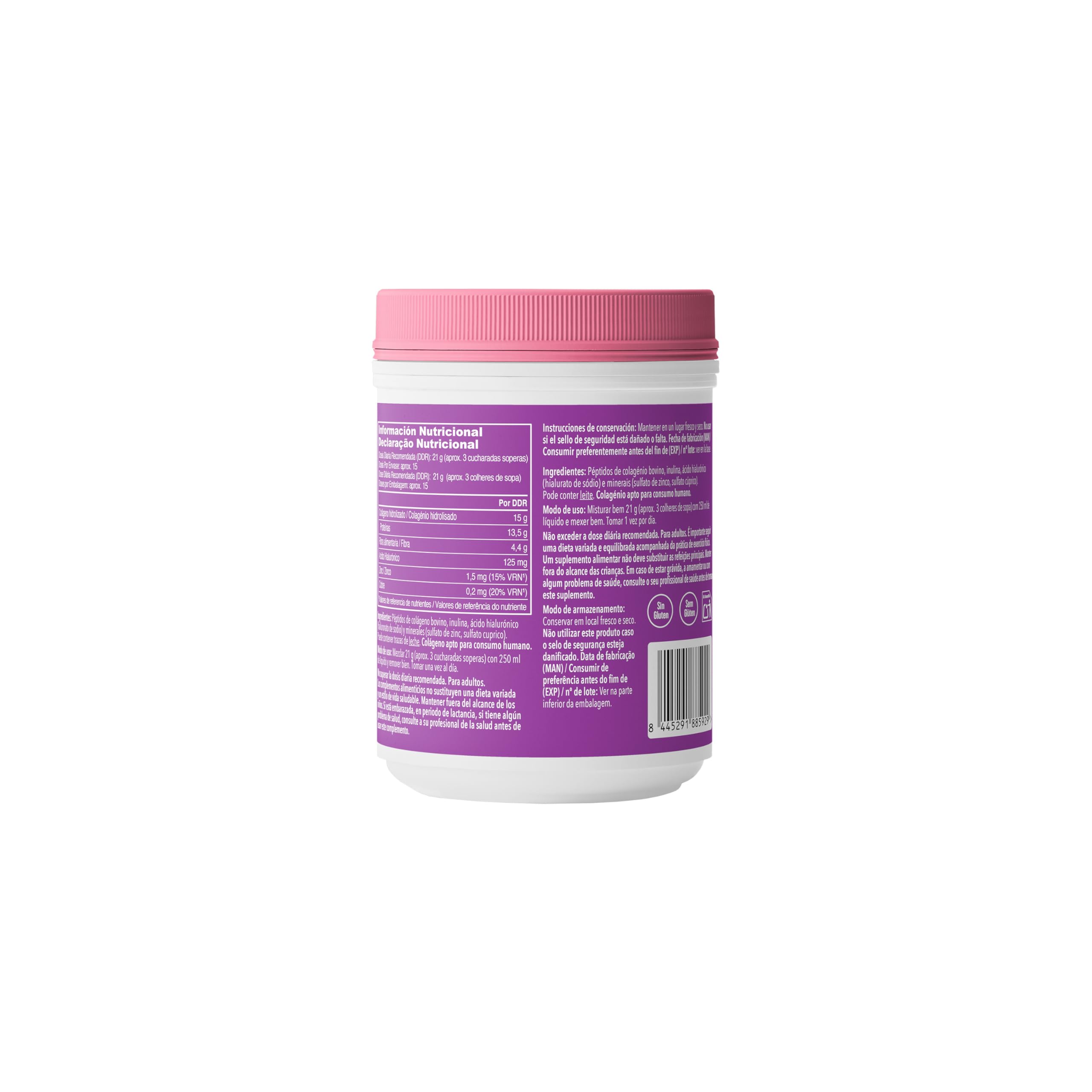 Vital Proteins Beauty Collagen Antioxidans, geschmacksneutral, Kollagenpeptide + Hyaluronsäure, Zink, Kupfer und Ballaststoffe, gesunde Haut, Haare und Nägel, gluten- und zuckerfrei 315g | Mit Hyaluronsäure, Zink und Kupfer, gluten- und zuckerfrei