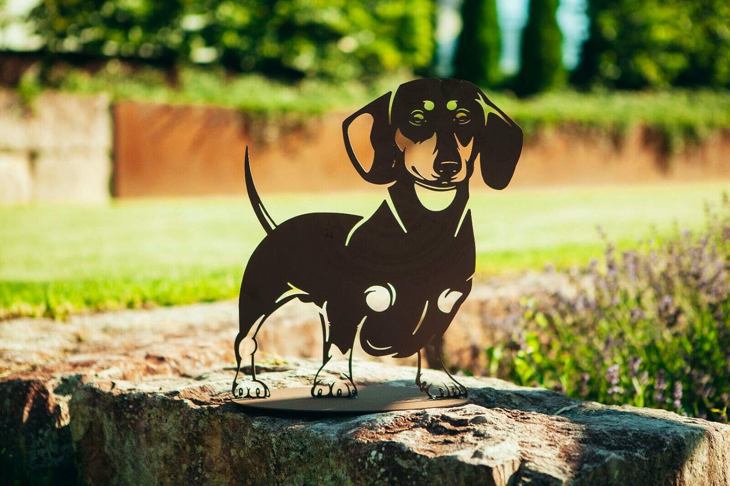 Dackel Figur Garten