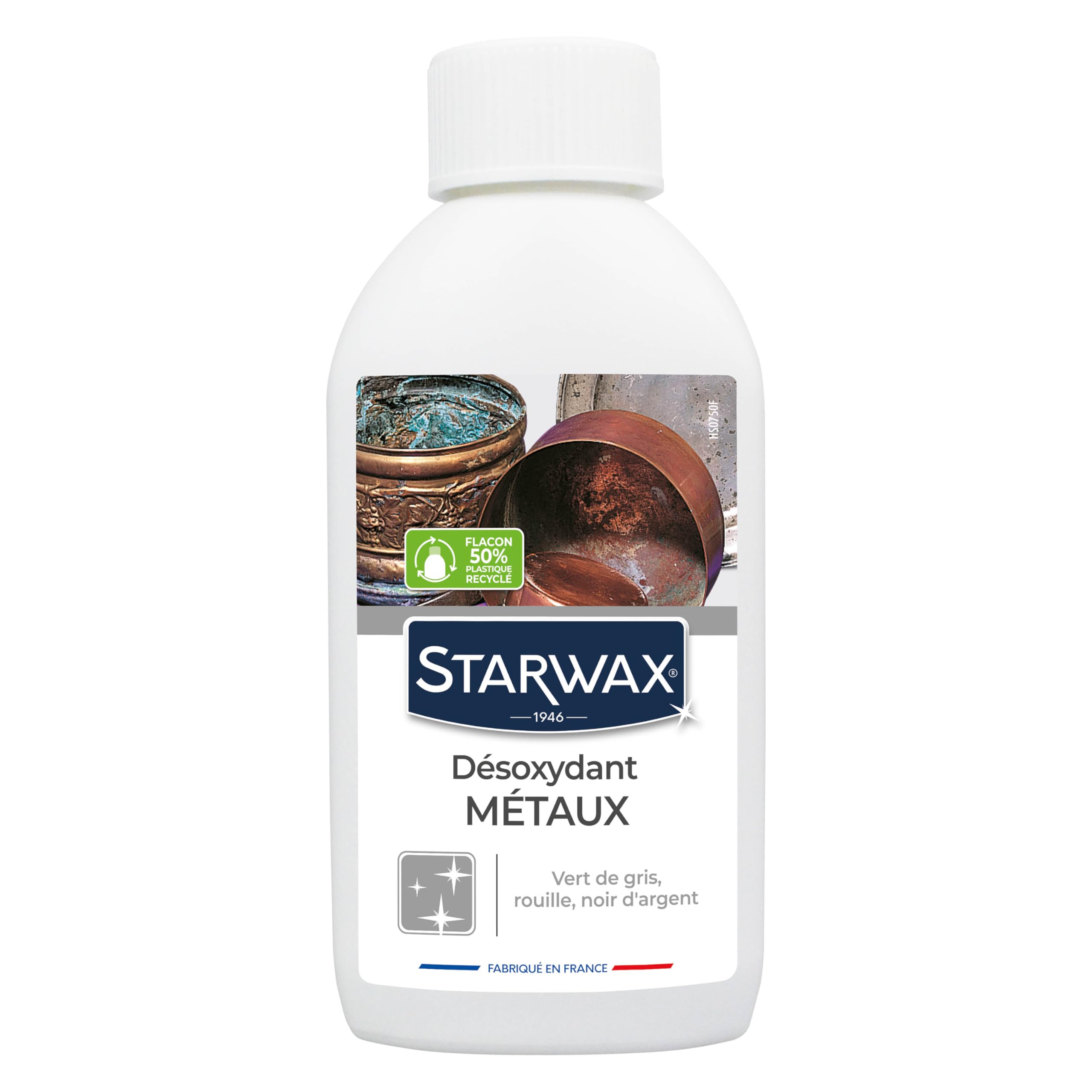 STARWAX Décapant Désoxydant pour Métaux - 250ml - Idéal pour Éliminer les Fortes Traces d'Oxydation