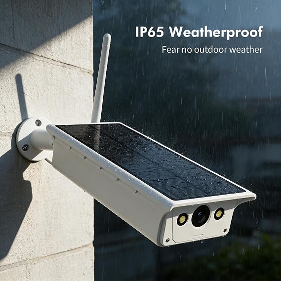 Solar Security Camera Outdoor Wireless WiFi, No Subscription,Built in SD,AI Detect and Hi-Perf Battery, Reliable Below -10C for Outdoor Surveillance. Solar Powered Home Security Cameras