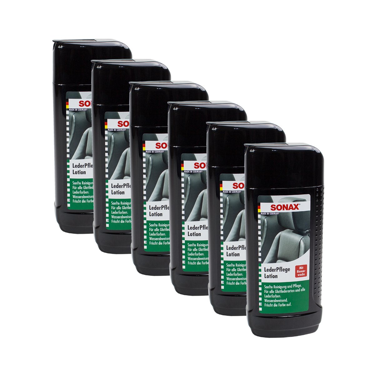 SONAX Lederpflege Lederreiniger Leather Care Lederpflegelotion 250Ml 6X