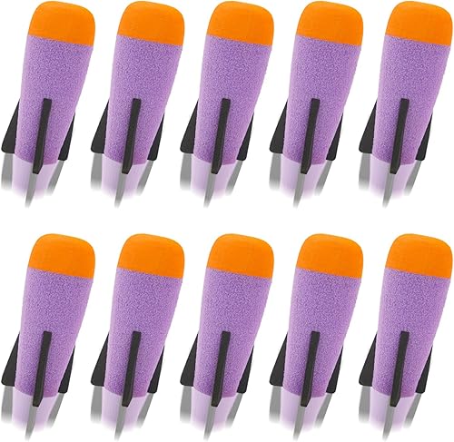 TORMEN Dardos de cohetes de recarga de misiles, lanzador de disparos de balas de espuma compatibles con juguete lanzador de misiles Nerf (morado, 10
