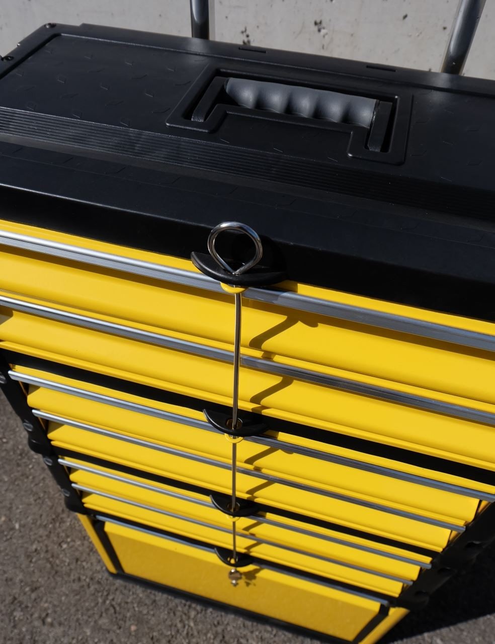 ALEOS Metall Werkzeugtrolley Werkstattwagen XXL Type 305BBBD mit Schubladenverriegelung