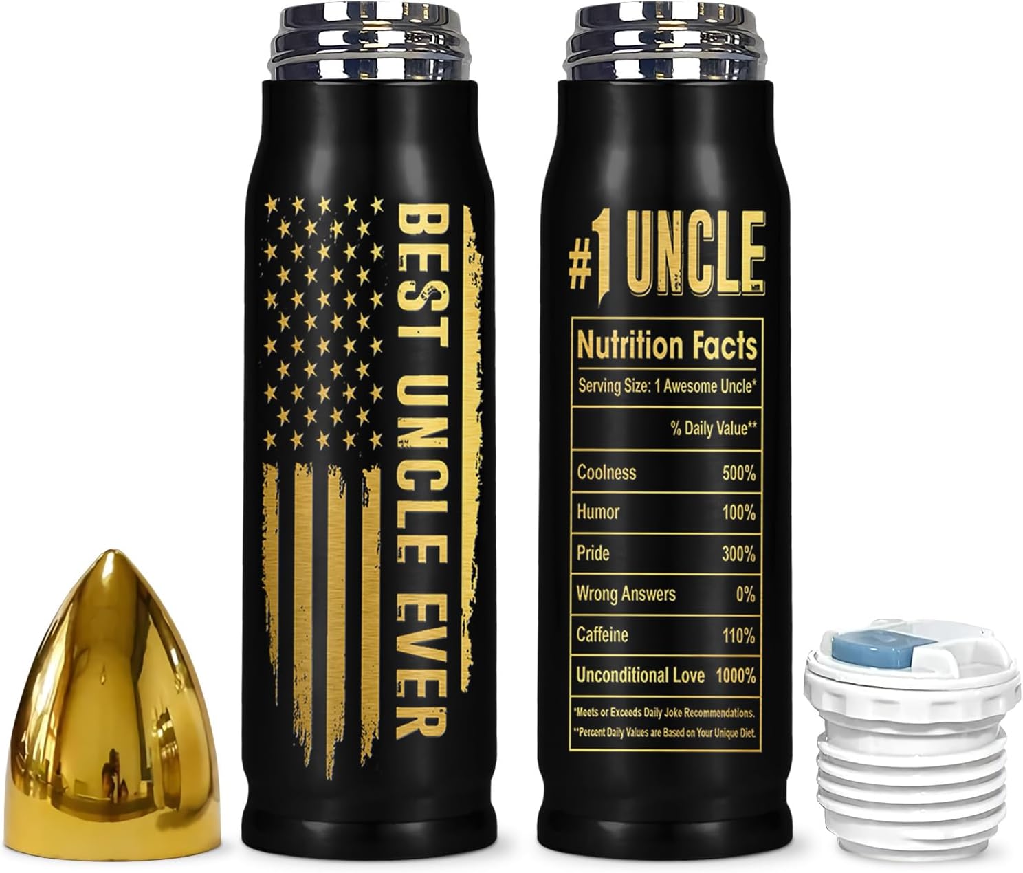 Hunting Gifts For Men, Him, Husband - Deer Hunting Stuff - Hunting Gear For Men - Fathers Day, Birthday, Christmas Gifts For Hunter Deer Hunting Bullet Tumbler 17Oz